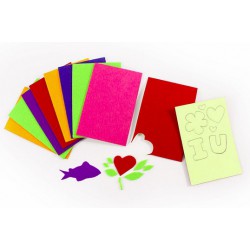 Felt Sticker 6cm x 9cm Pack of 10 Felt Sticker 6cm x 9cm Pack of 10